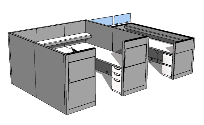 Systems furniture is a generic term for modular furniture that partitions an open space; the office cubicle.