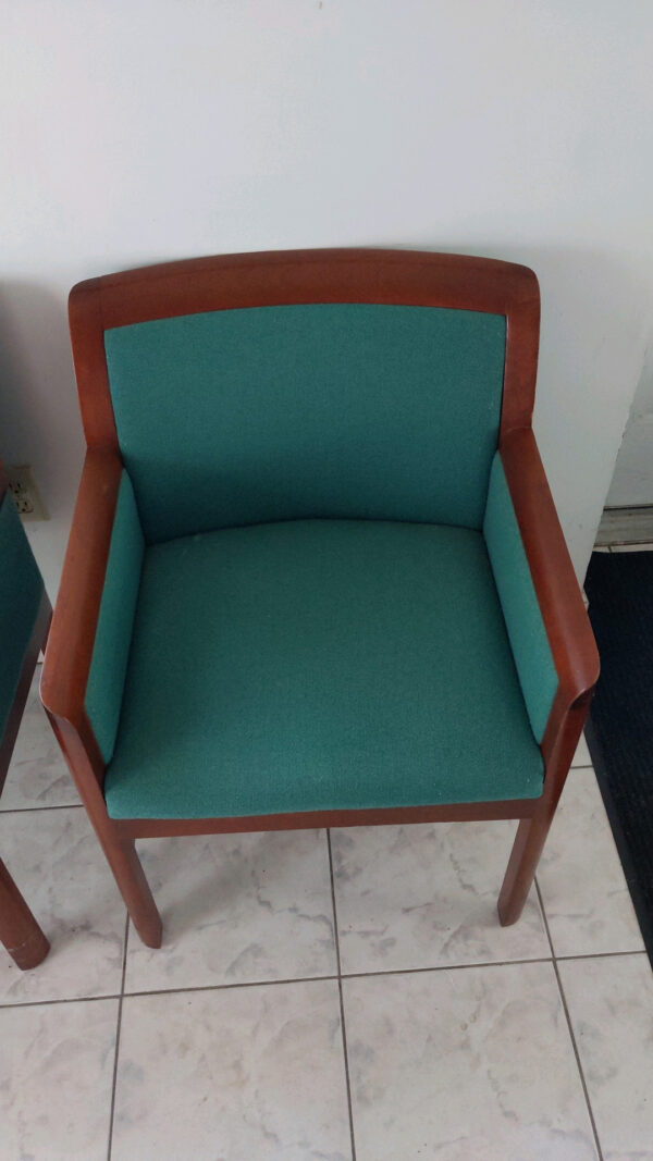 Green guest chair