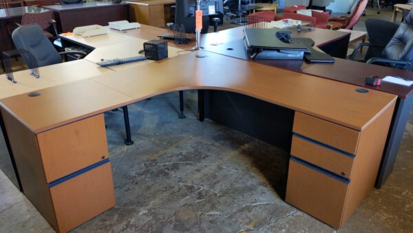 L shaped desk