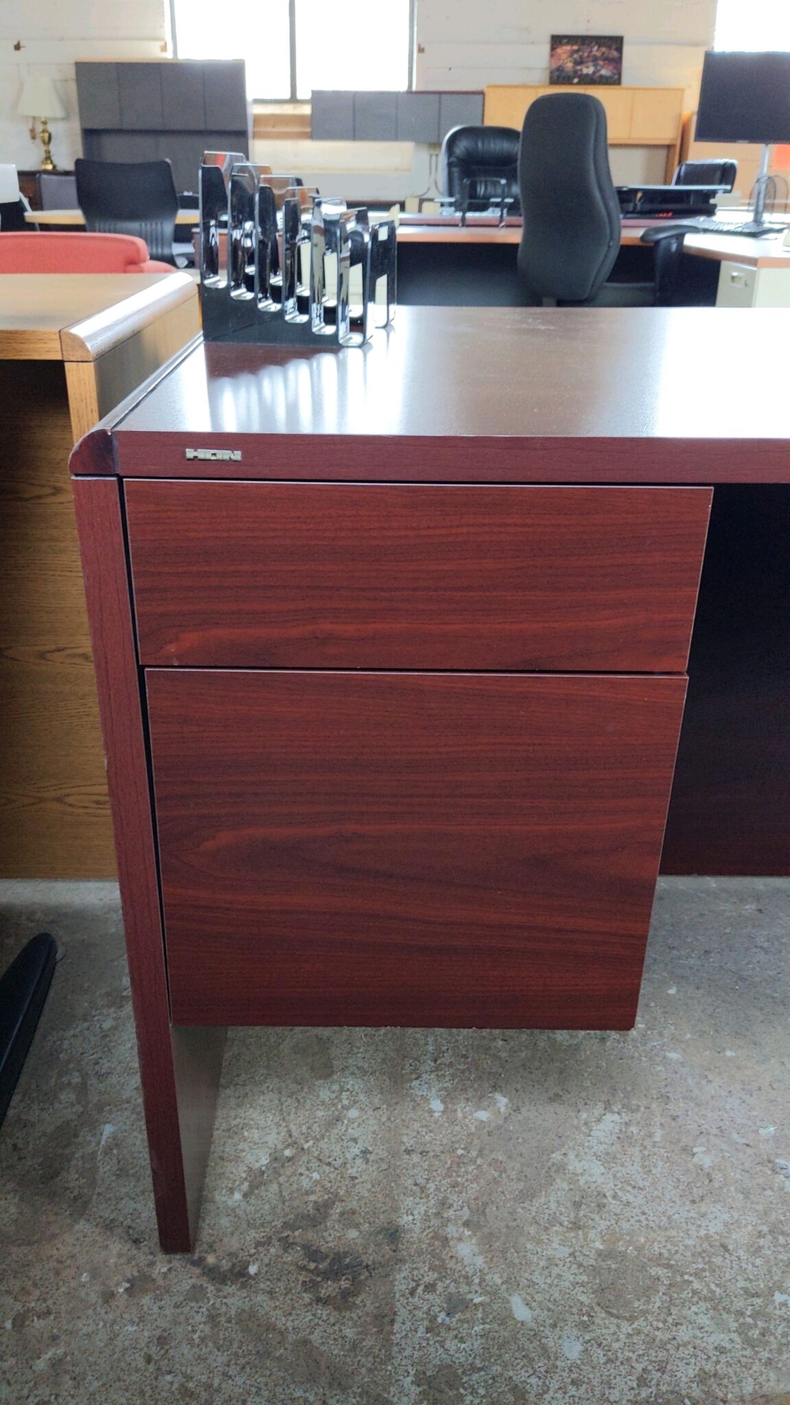 Hon Double Ped Desk – Brown Office Solutions